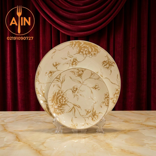 ارکوپال ۲6پارچه لئون طرح آگات طلاکوب