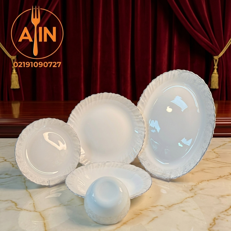 ارکوپال سرویس۲۵پارچه لئون مدل مهنیا طوسی