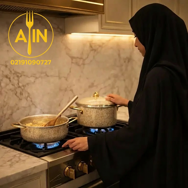 سرویس ۱۵پارچه کوشا م رنگ ماربل کرم طلایی